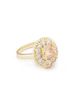 beige metal finger ring - 16831444 - Standard Image - 2