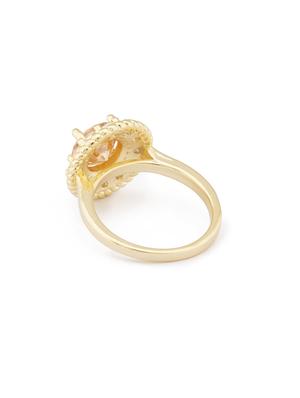 beige metal finger ring - 16831444 - Standard Image - 3