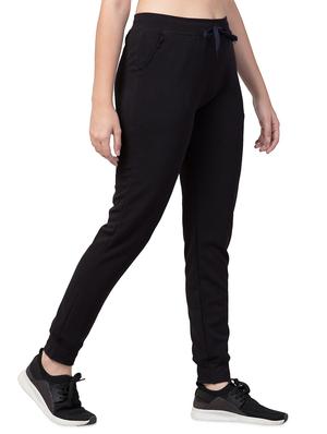 tie front solid track pant - 16831610 - Standard Image - 2