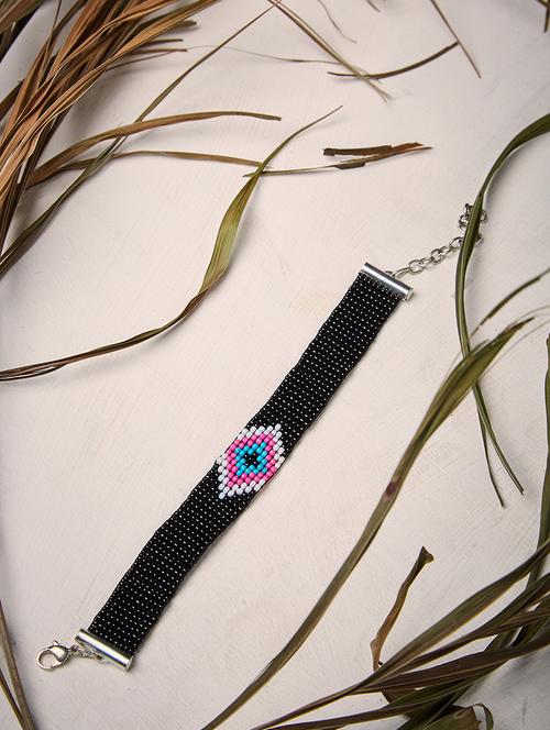 multi colored metal bangle bracelet - 16831672 - Standard Image - 1