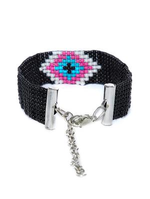 multi colored metal bangle bracelet - 16831672 - Standard Image - 3