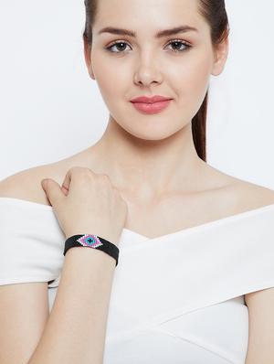 multi colored metal bangle bracelet - 16831672 - Standard Image - 4
