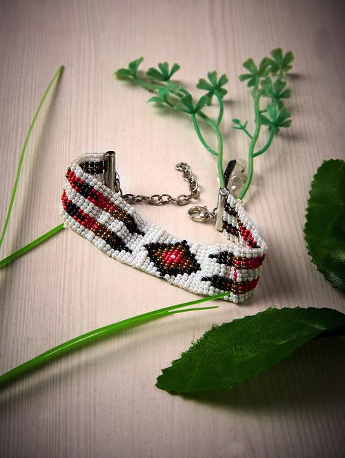 multi colored metal bangle bracelet - 16831682 - Standard Image - 1
