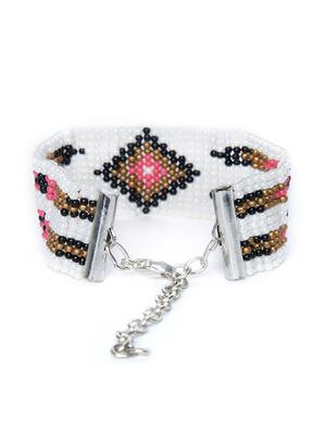 multi colored metal bangle bracelet - 16831682 - Standard Image - 3