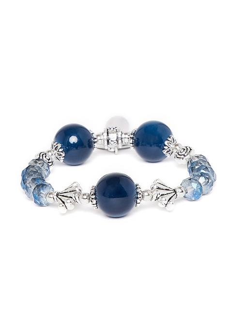 blue metal bangle bracelet - 16831690 - Standard Image - 1
