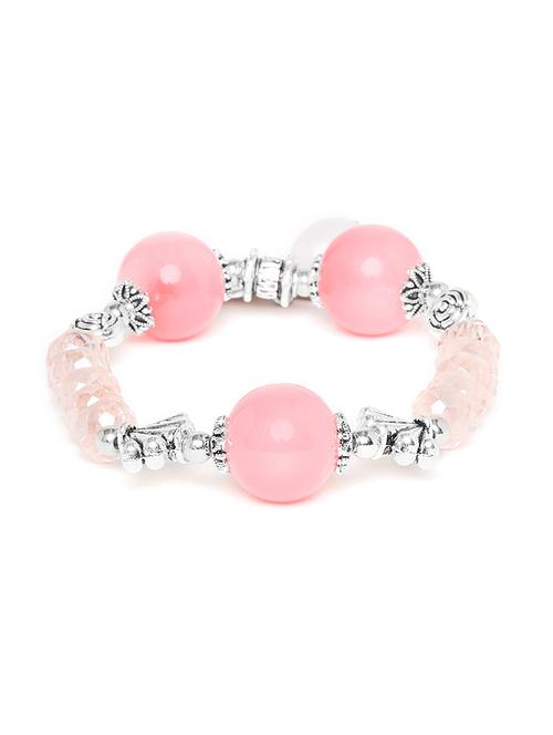 pink metal bangle bracelet - 16831692 - Standard Image - 1