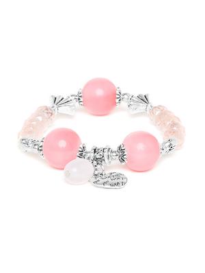 pink metal bangle bracelet - 16831692 - Standard Image - 2