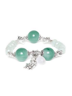 green metal bangle bracelet - 16831694 - Standard Image - 2