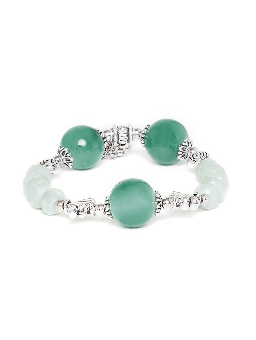 green metal bangle bracelet - 16831694 - Zoom Image - 1