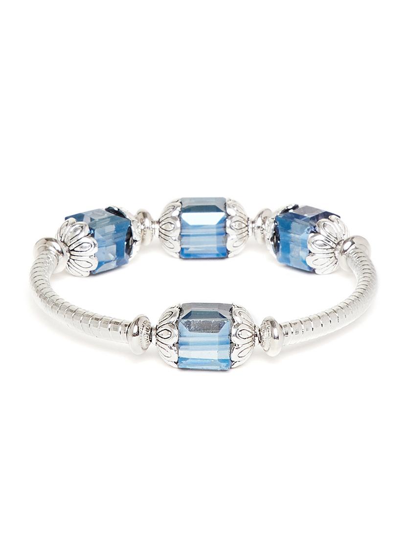 blue metal bangle bracelet - 16831695 - Zoom Image - 2