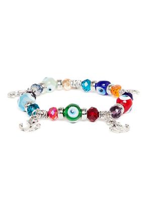 multi colored metal bangle bracelet - 16831708 - Standard Image - 2