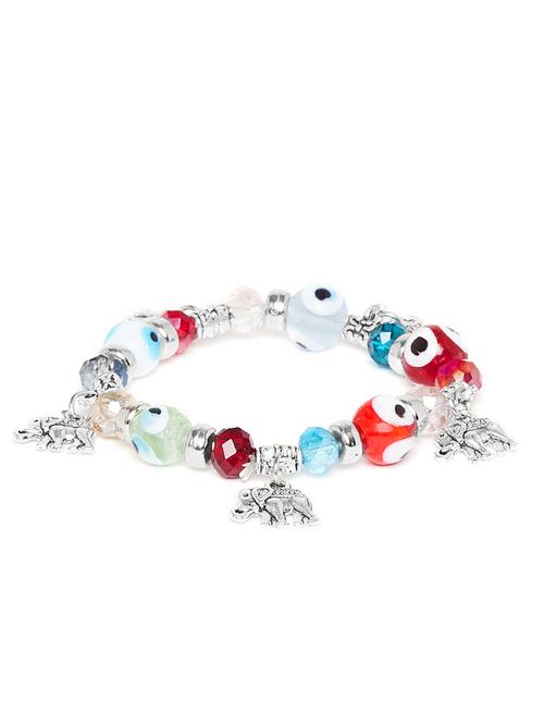 multi colored metal bangle bracelet - 16831709 - Standard Image - 1