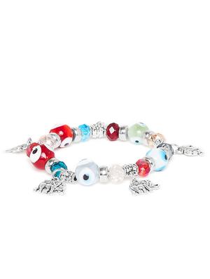 multi colored metal bangle bracelet - 16831709 - Standard Image - 2