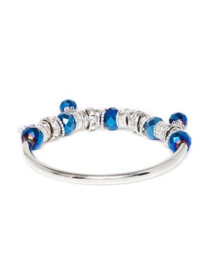 blue metal bangle bracelet - 16831716 - Standard Image - 2