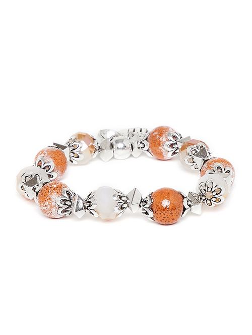 brown metal bangle bracelet - 16831727 - Standard Image - 1