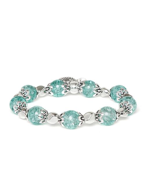 green metal bangle bracelet - 16831731 - Standard Image - 1