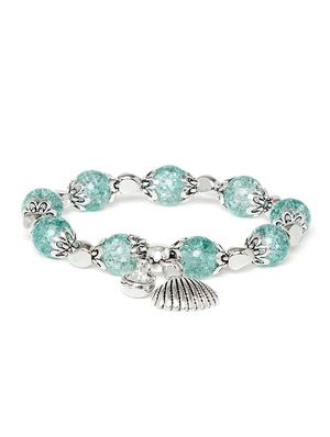 green metal bangle bracelet - 16831731 - Standard Image - 2