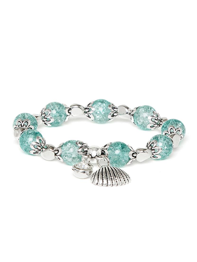 green metal bangle bracelet - 16831731 - Zoom Image - 2