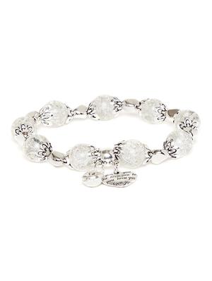 white metal bangle bracelet - 16831736 - Standard Image - 2
