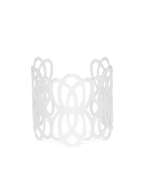 silver metal cuffs bracelet - 16831752 - Standard Image - 1