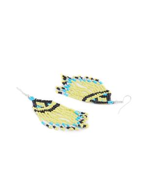 multi colored metal drop earring - 16831779 - Standard Image - 3