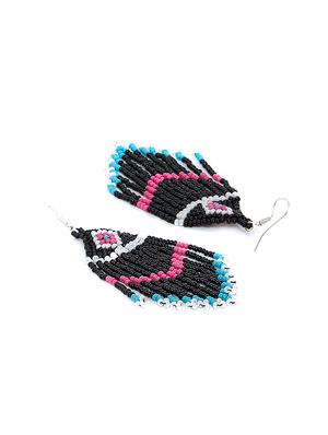 multi colored metal drop earring - 16831787 - Standard Image - 3