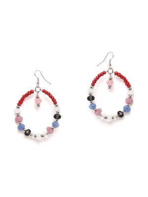 multi colored metal drop earring - 16831809 - Standard Image - 2