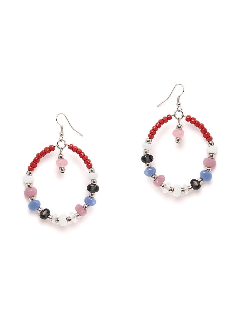 multi colored metal drop earring - 16831809 - Zoom Image - 2