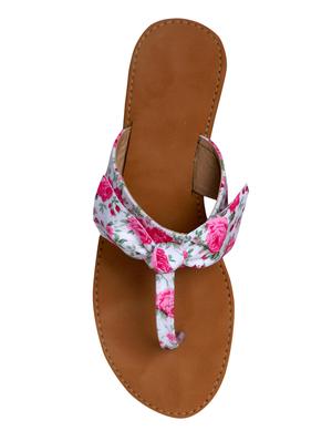 pink toe separator sandals - 16832060 - Standard Image - 4