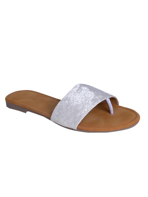silver toe separator sandals - 16832062 - Standard Image - 1