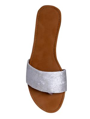 silver toe separator sandals - 16832062 - Standard Image - 4