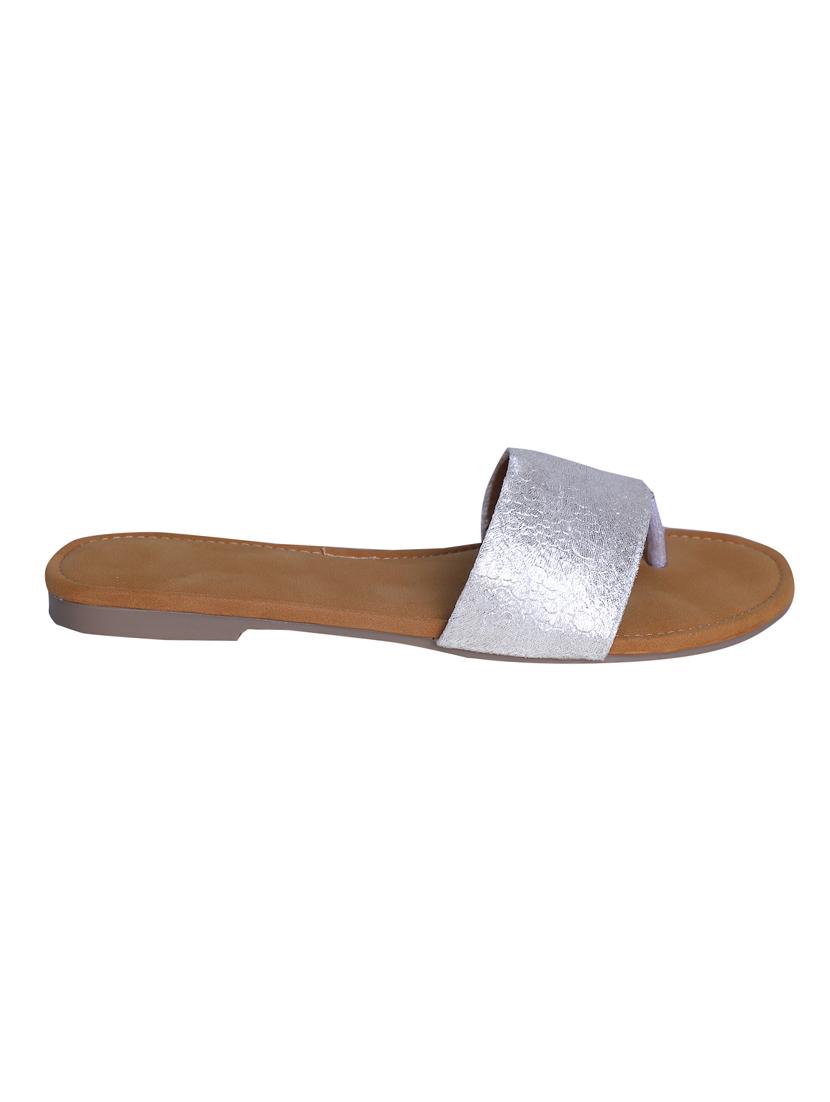 silver toe separator sandals - 16832062 - Zoom Image - 2