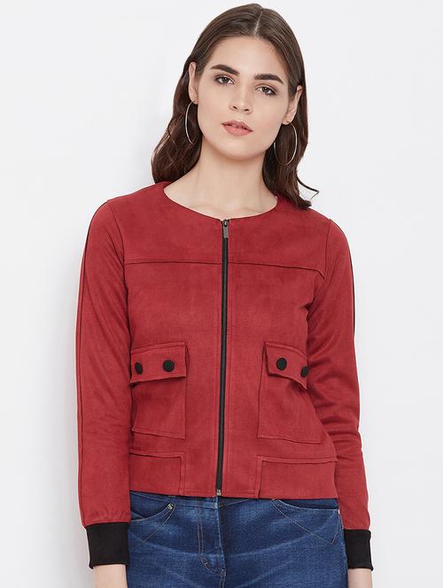pocket patch contrast detail jacket - 16832167 - Standard Image - 1