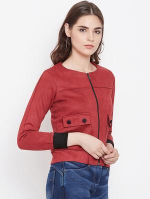 pocket patch contrast detail jacket - 16832167 - Standard Image - 2