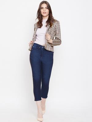 lapel neck checkered jacket - 16832168 - Standard Image - 4