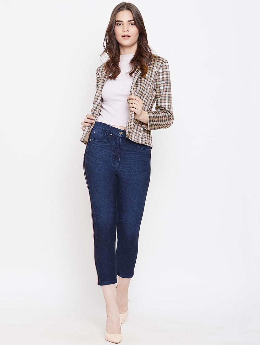 lapel neck checkered jacket - 16832168 - Zoom Image - 4