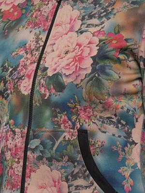pouch pocket floral bomber jacket - 16832186 - Standard Image - 5