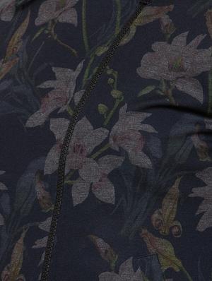 shirt collar floral acrylic jacket - 16832189 - Standard Image - 5