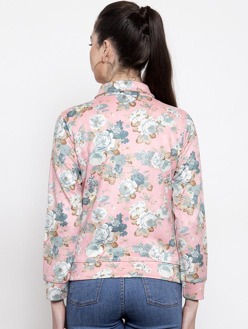 shirt collar suede jacket - 16832195 - Zoom Image - 3