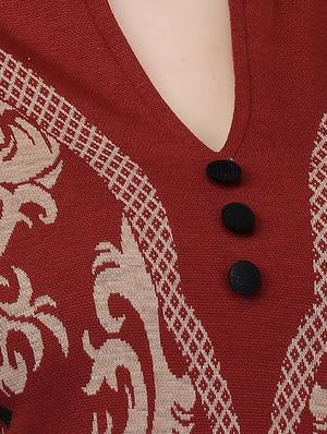 printed woolen kurta - 16832217 - Standard Image - 5