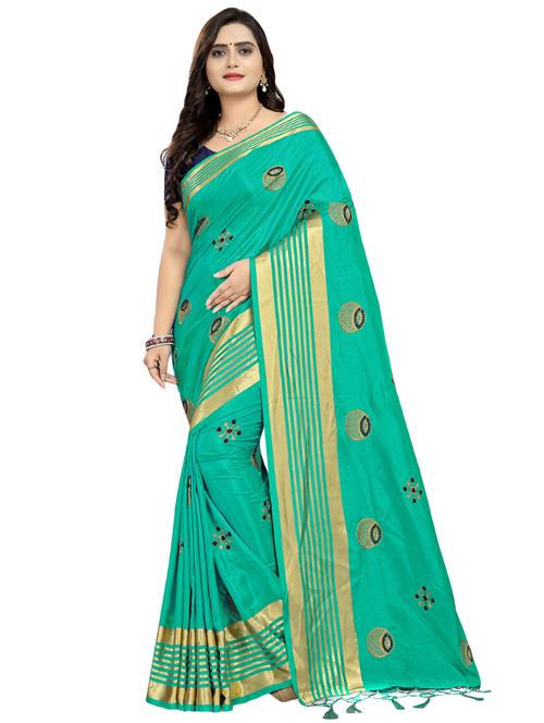 conversational embroidered saree with blouse - 16832313 - Standard Image - 1