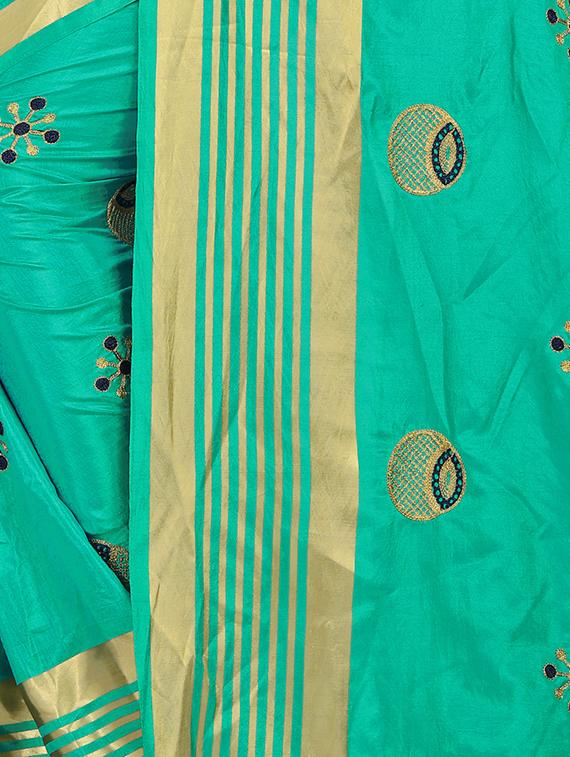 conversational embroidered saree with blouse - 16832313 - Zoom Image - 3