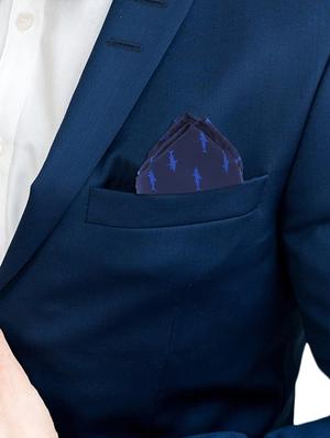 blue polyester pocketsquare - 16832496 - Standard Image - 2