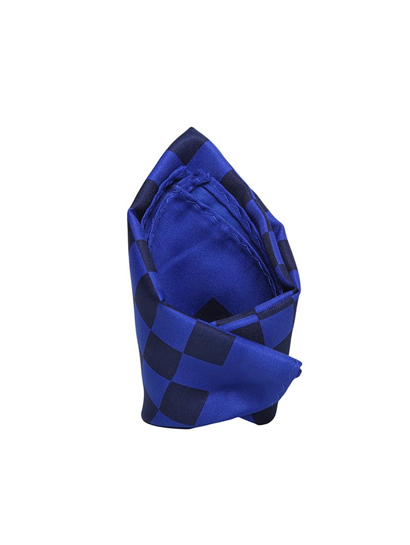 blue polyester pocketsquare - 16832518 - Zoom Image - 1