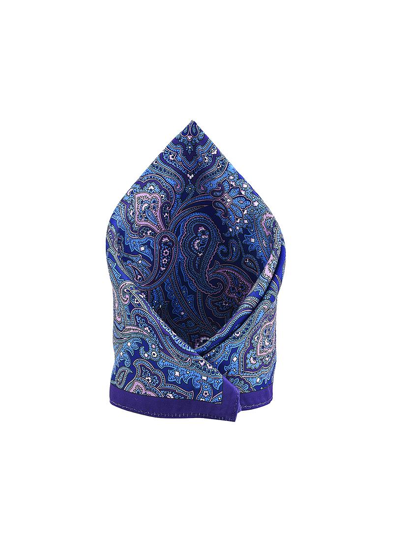 blue polyester pocketsquare - 16832552 - Zoom Image - 1