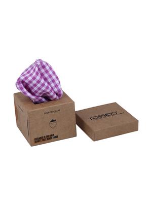 purple polyester pocketsquare - 16832594 - Standard Image - 4