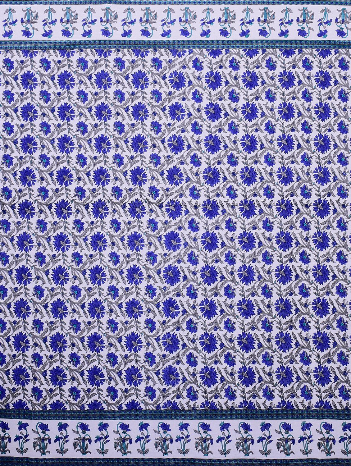 cotton double bed sheet with 2 pillow covers - 16832623 - Zoom Image - 2