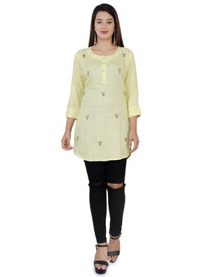 embellished straight kurti - 16832848 - Standard Image - 4