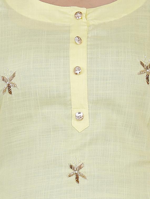 embellished straight kurti - 16832848 - Zoom Image - 5