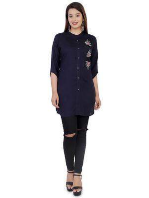 embellished straight kurti - 16832851 - Standard Image - 4